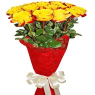 23 голландские желтые розы