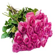 25 розовых импортных роз