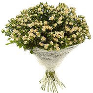 Букет из 31 кустовой розы