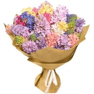 Bouquet with hyacinths