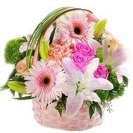 Цветочная корзина для любимой