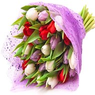 Весенний букет тюльпанов