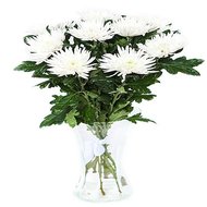 Букет из 11 одиночных хризантем