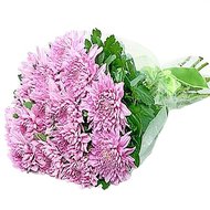 Букет из крупных хризантем
