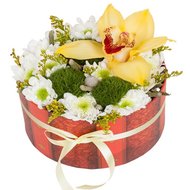 Цветы в коробке купить недорого