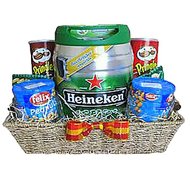 Элитная мужская корзина с пивом