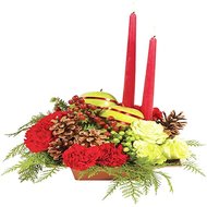 Композиция из свечами