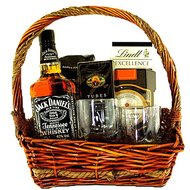 Корзина мужчине с виски Jack Daniel`s