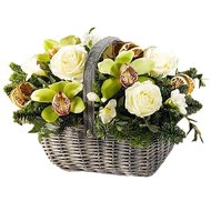 Корзина новогодняя