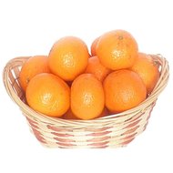 Корзинка с мандаринами
