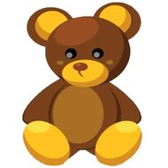 Мишка коричневый большой