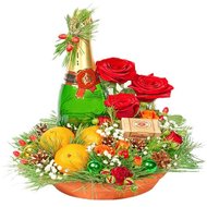 Подарочная коробка на Новый год