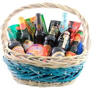 Подарочная корзина для мужчины на день рождения