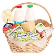 Подарочная продуктовая корзина для женщины