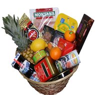 Festive food basket