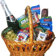 Grocery gift basket