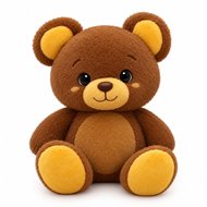 Мишка коричневий великий