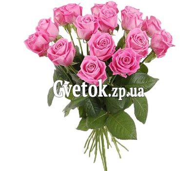 19 розовых роз