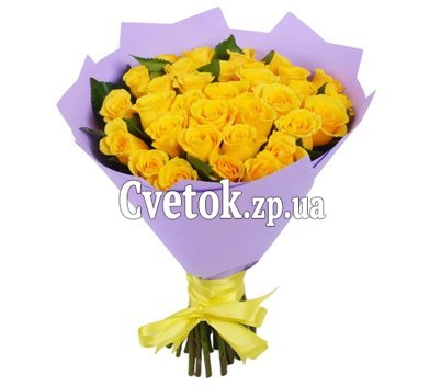 35 yellow roses