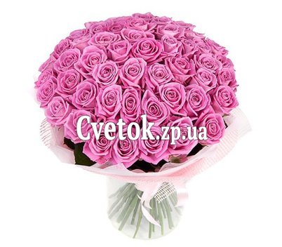 55 розовых роз