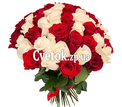 Большой букет из роз