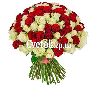 Большой букет роз с Днем Рождения