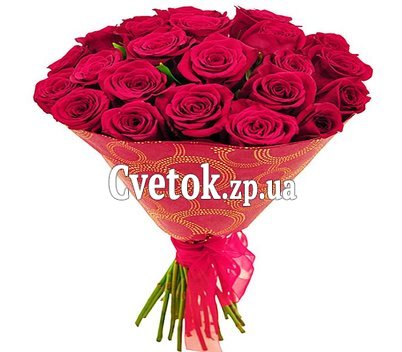 25 красных роз