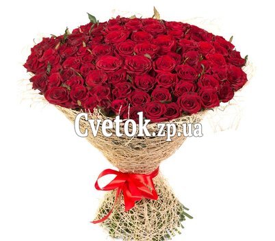 Букет 101 красная роза