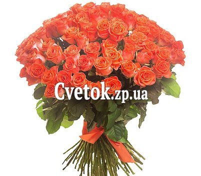 Bouquet 101 orange rose