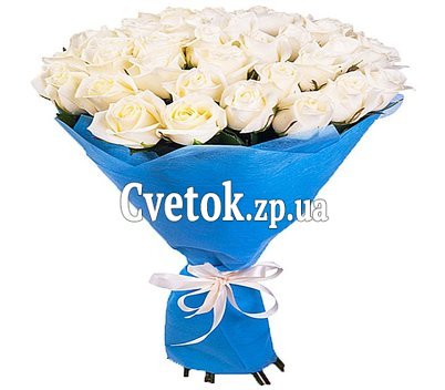 Букет 33 белые розы