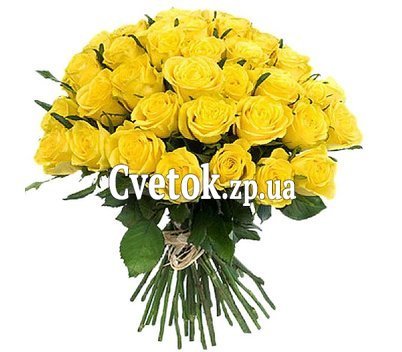 Букет 35 желтых роз