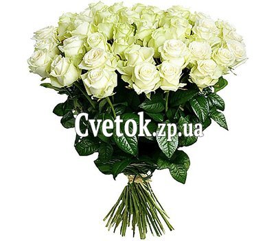 Букет 51 белая роза