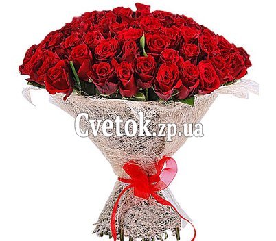 75 красных роз