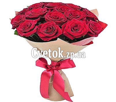 15 красных роз