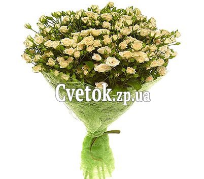 Букет из 21 кустовой розы