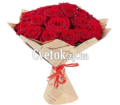 23 красные розы