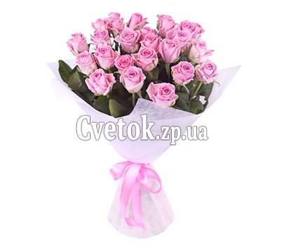 27 розовых роз