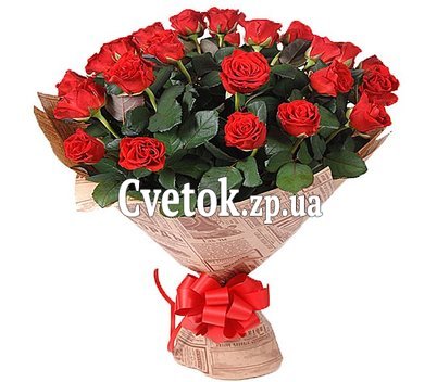 33 красные розы
