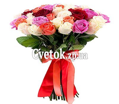 Букет из 35 роз 70 см