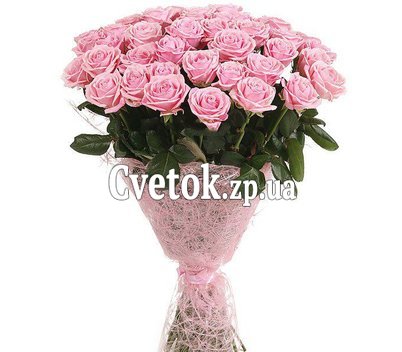 Букет из 45 розовых роз