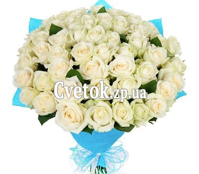 Букет из 51 белой розы