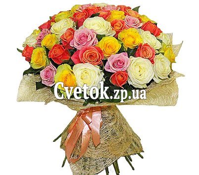 Букет из 51 роза 60 см.