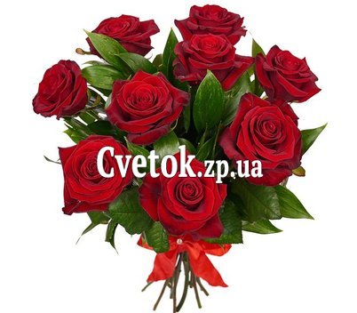 9 красных роз