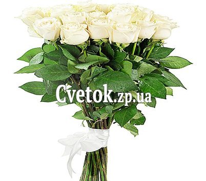 Букет из больших белых роз
