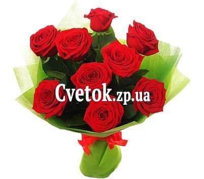 9 красных роз