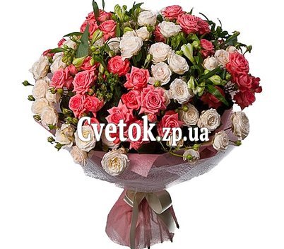 Букеты из маленьких розочек