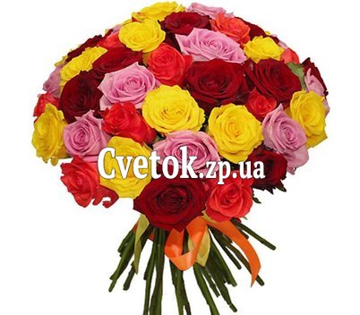Букет из разных роз