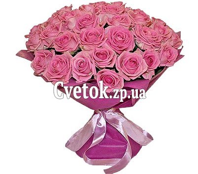 27 розовых роз