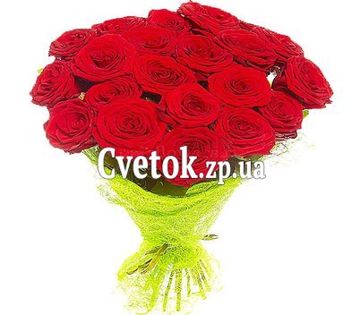 21 красная роза