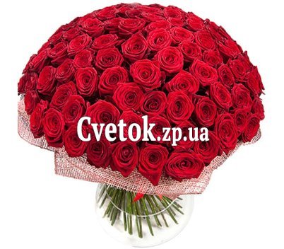 Букет красных роз 101